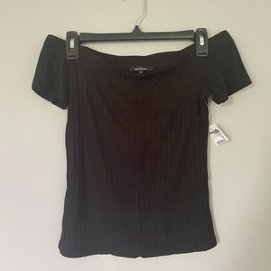 Charlotte Russe off the shoulder semi cropped top